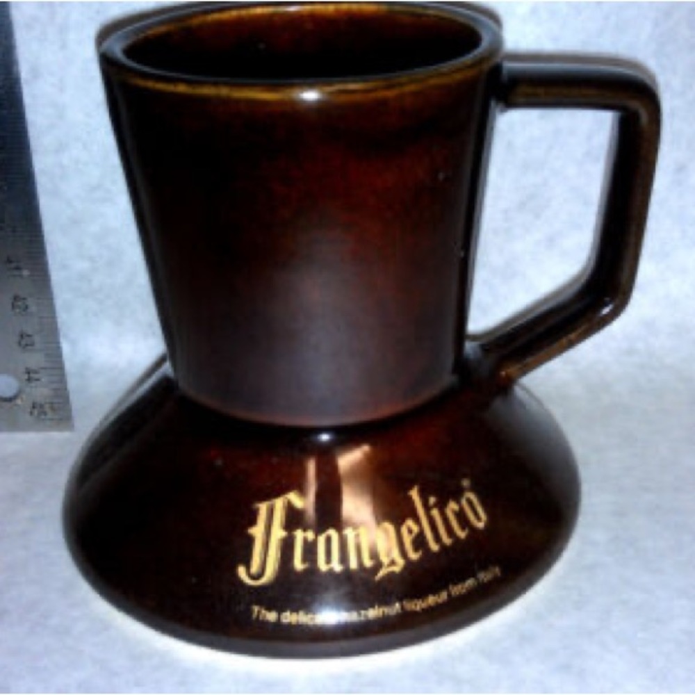 Frangelico Coffee Mug with rubberized bottom Collectible vintage